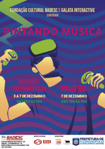convite Pintando Musica - Fundação Cultural Badesc
