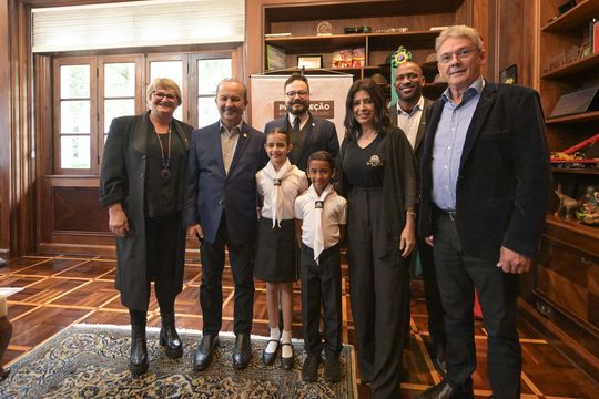 Visita da comitiva da Escola Bolshoi